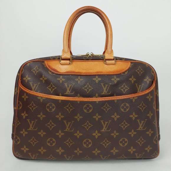 SOLD Louis Vuitton Deauville Brown Monogram Canvas Bag - Picture 2 of 16